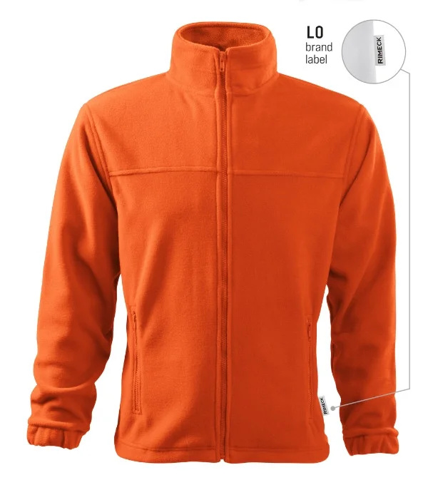 Jacket fleece pánský oranžová 11 (brand label) S