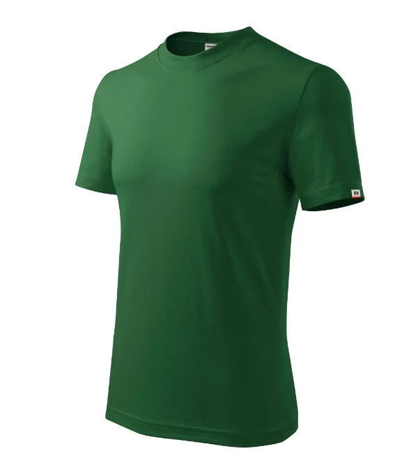 Base tričko unisex lahvově zelená 06 (brand label) 5XL