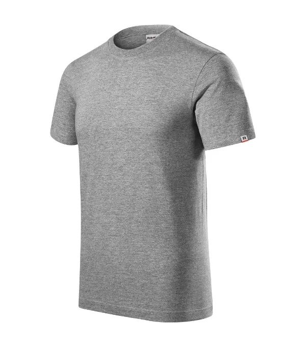 Recall tričko unisex tmavě šedý melír 12 (brand label) L