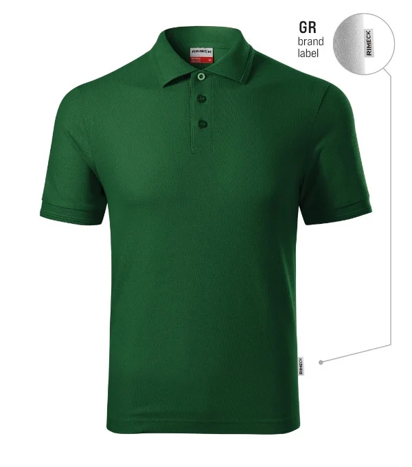Reserve polokošile pánská lahvově zelená 06 (brand label) XL