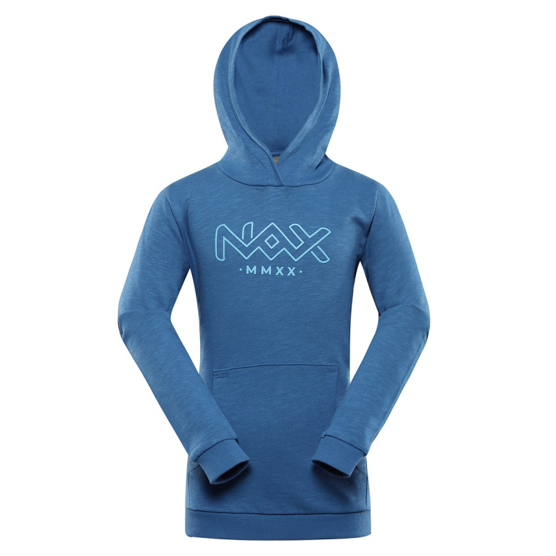 Dětská mikina nax NAX COLEFO vallarta blue 128-134