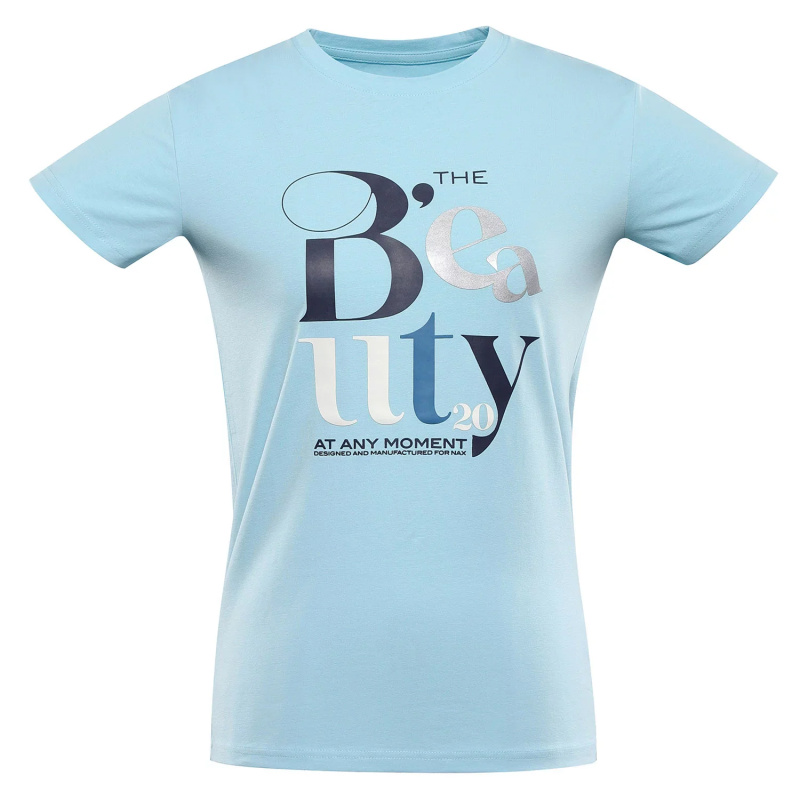 Dámské triko nax NAX NERGA crystal blue S