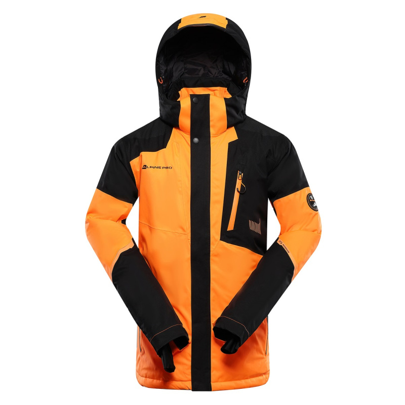 Pánská lyžařská bunda alpine pro dear oranžová 4xl