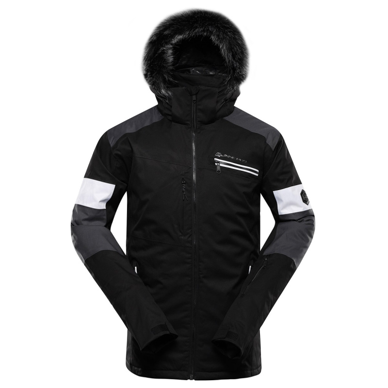 Pánská lyžařská bunda s membránou ptx snow alpine pro dam černá xs