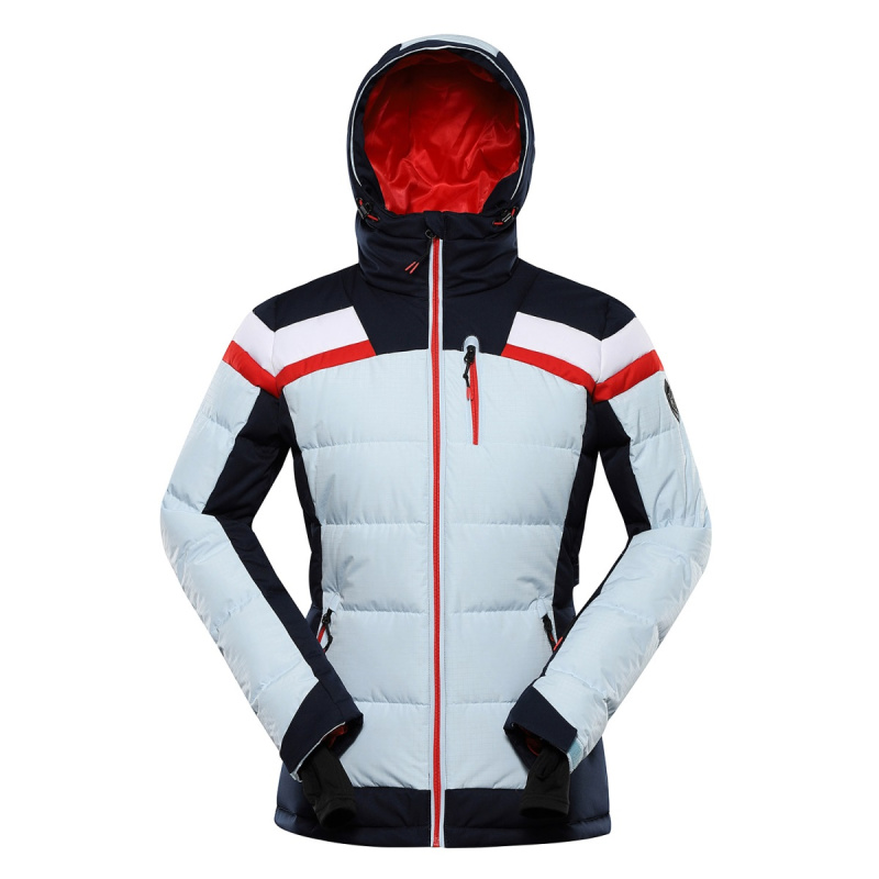 Dámská péřová lyžařská bunda s membránou ptx alpine pro ferera modrá xxl