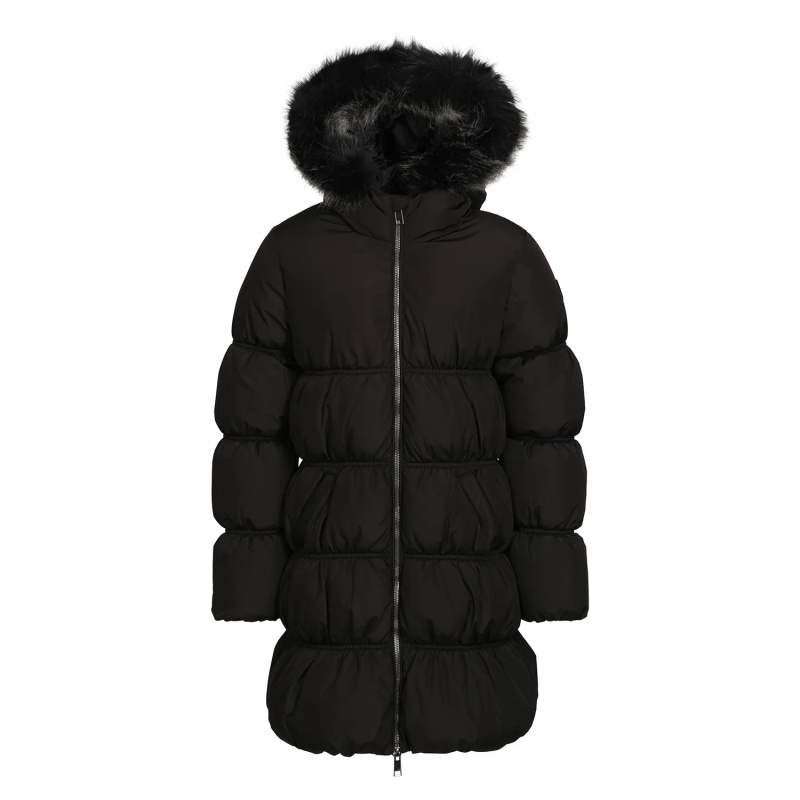Dětský kabát NAX MONO black 128-134