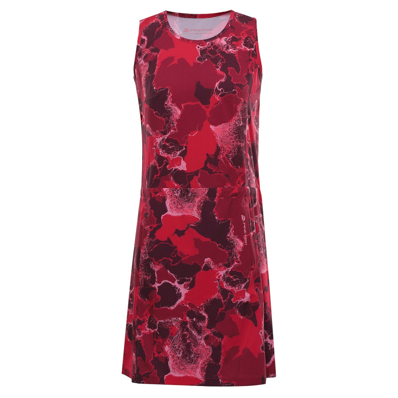 Dámské rychleschnoucí šaty s cool dry alpine pro coleena 2 růžová / fialová m big