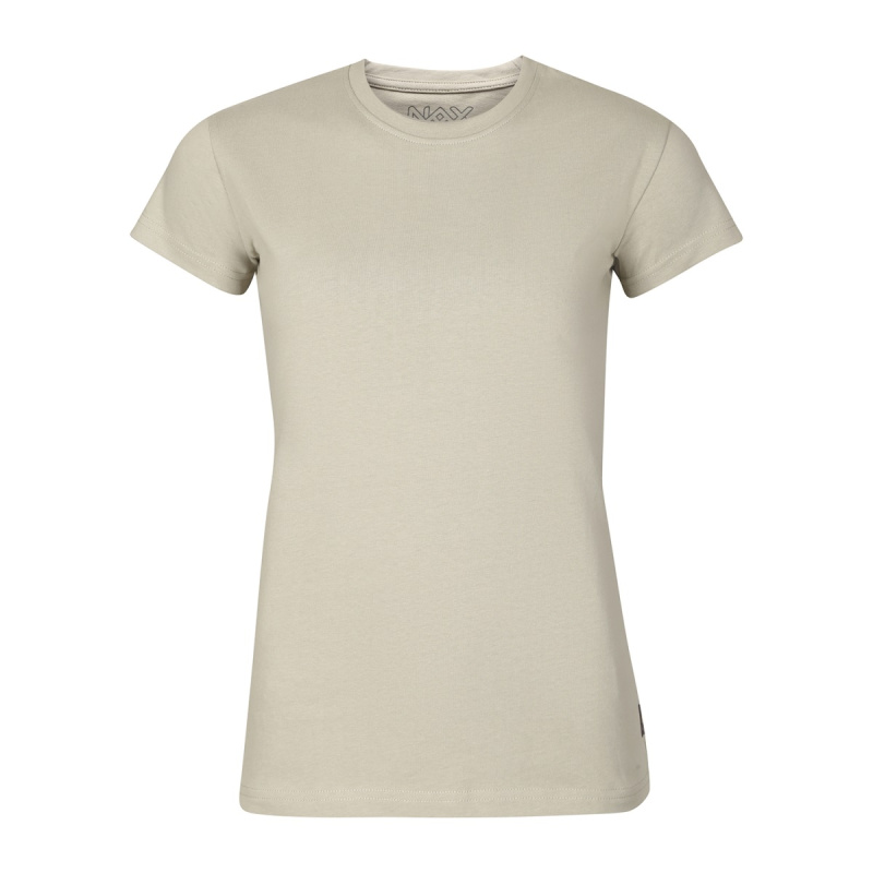 Dámské bavlněné triko nax dolla šedá s