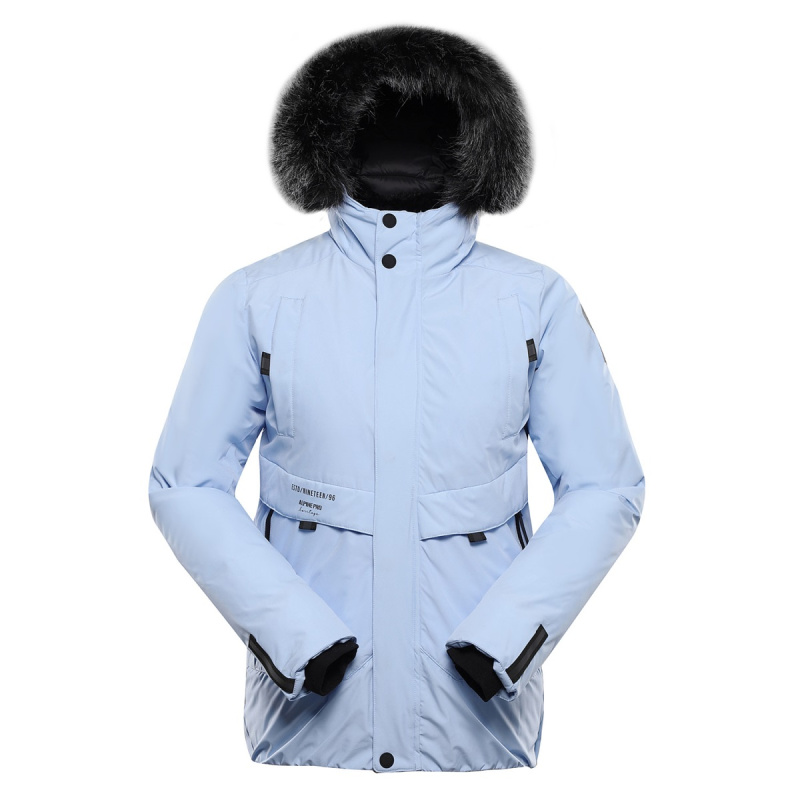 Dětská bunda s membránou ptx alpine pro werdo 2 světle modrá 140-146