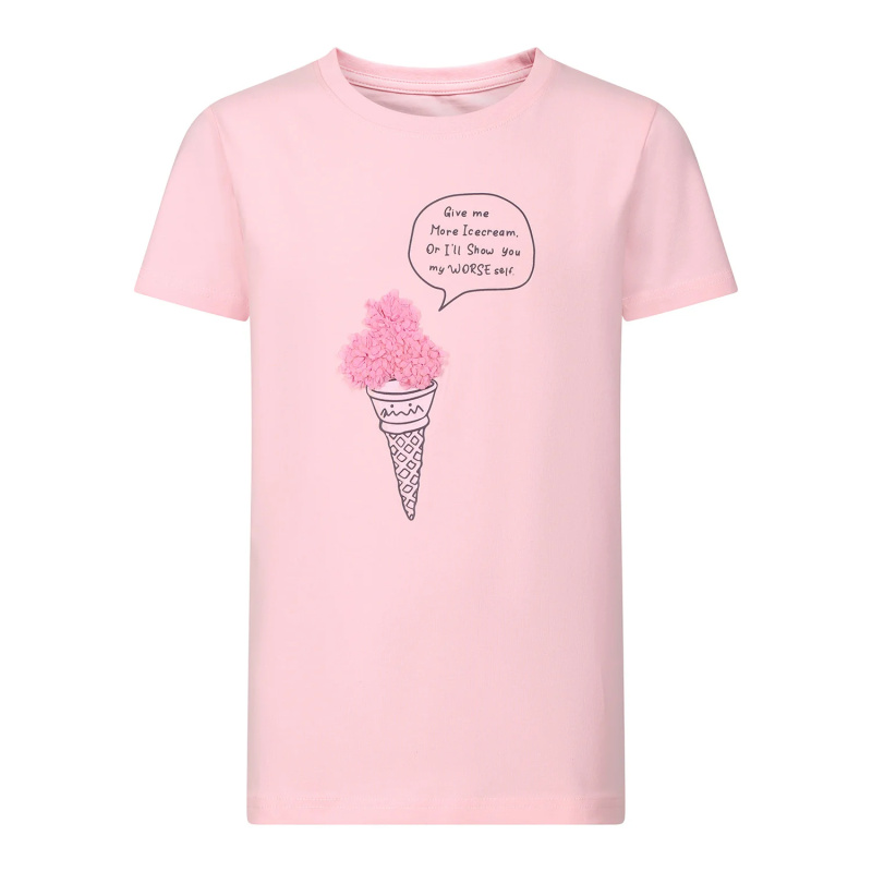 Dívčí bavlněné tričko NAX OMESO 164-170