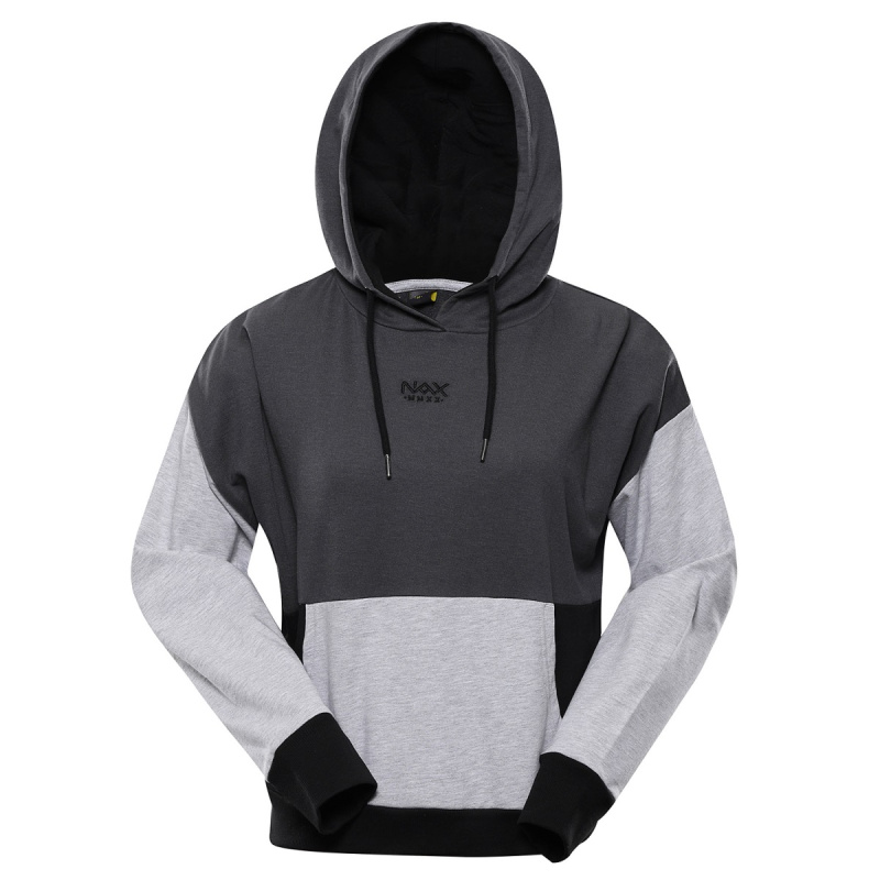 Dámská mikina nax NAX ONODA dk.true gray XL