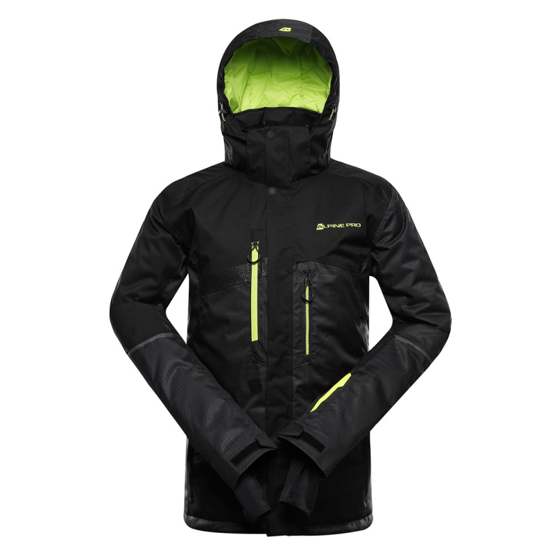 Pánská lyžařská bunda s membránou ptx snow alpine pro dear 2 černá l