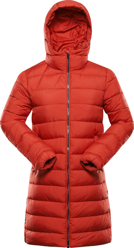 Dámský zimní kabát ALPINE PRO Defra červený Velikost: L