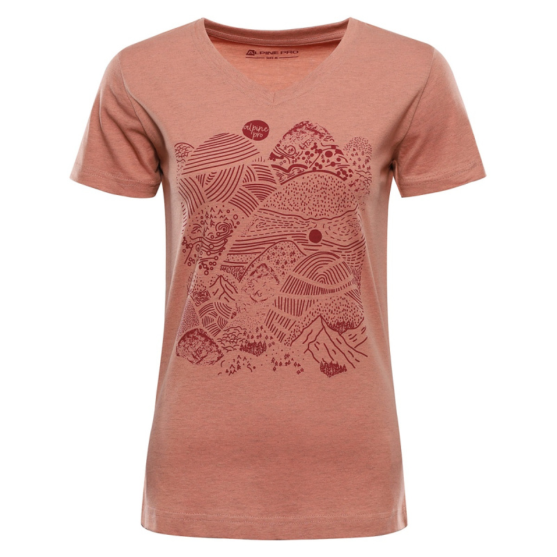 Dámské funkční triko s cool-dry alpine pro grema 2 oranžová / červená xl