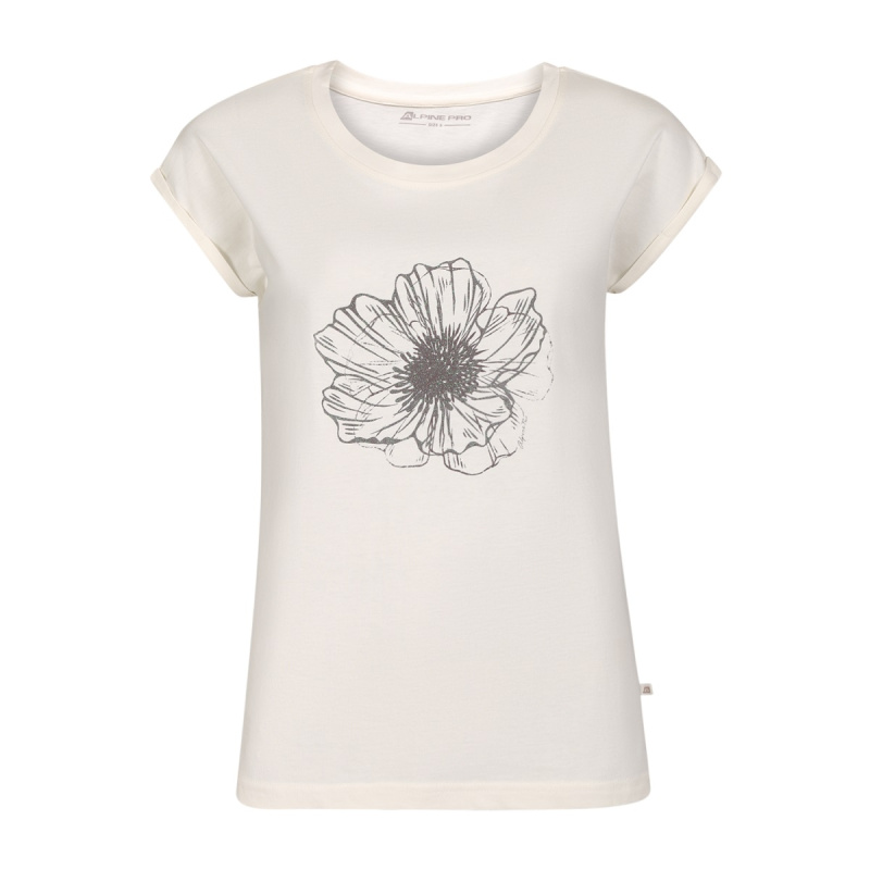 Dámské triko alpine pro nogera béžová l