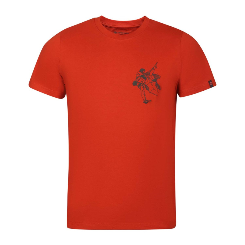 Pánské funkční triko s úpravou cool-dry alpine pro grem 2 oranžová / červená 3xl