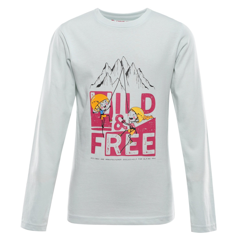 Dětské bavlněné triko alpine pro ecco 2 zelená 104-110