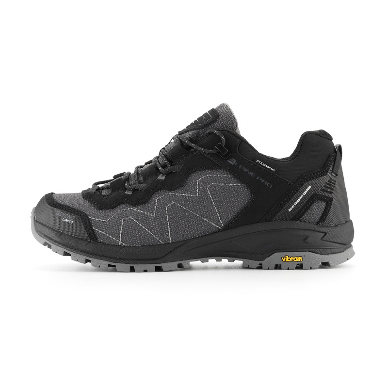 Outdoorová obuv s ptx membránou alpine pro ibane 2 černá 47