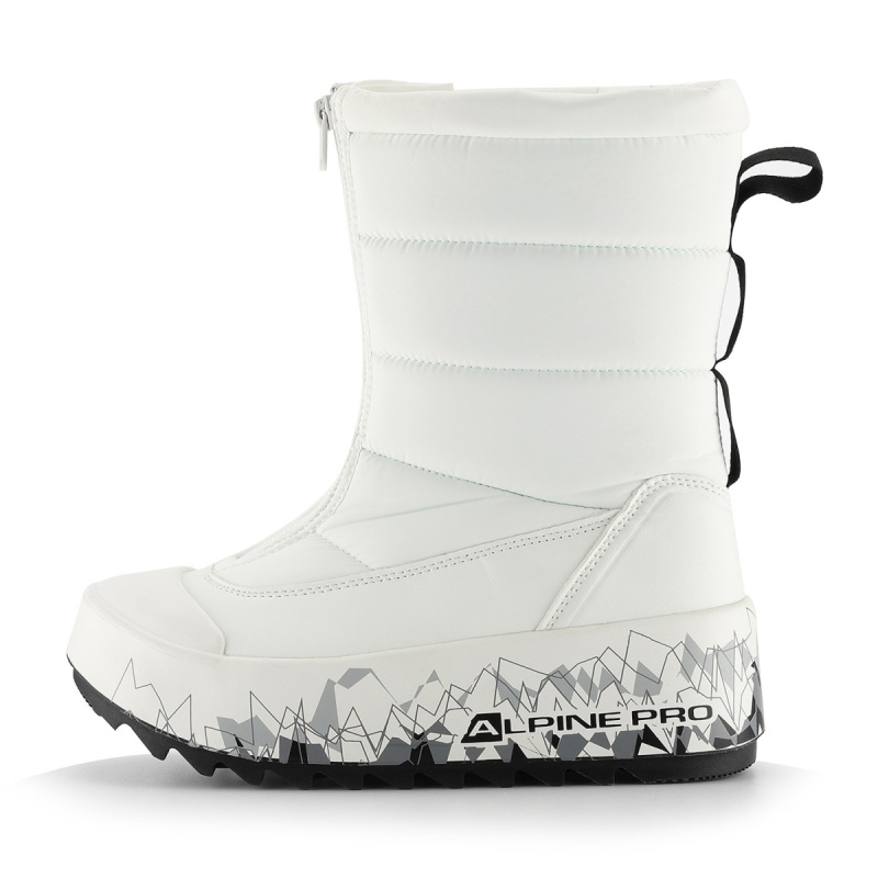 Dámská zimní obuv se zateplenou podšívkou alpine pro hawera bílá 38