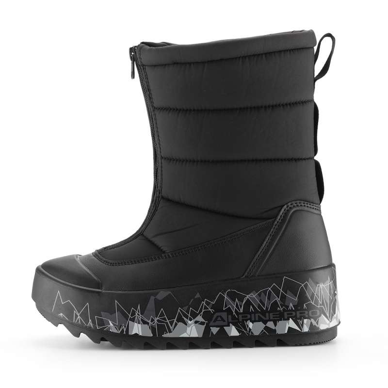 Dámská zimní obuv se zateplenou podšívkou alpine pro hawera černá 38