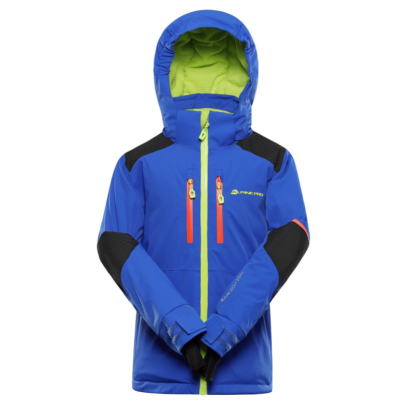 Dětská lyžařská bunda s membránou ptx snow alpine pro reaso 2 modrá 152-158