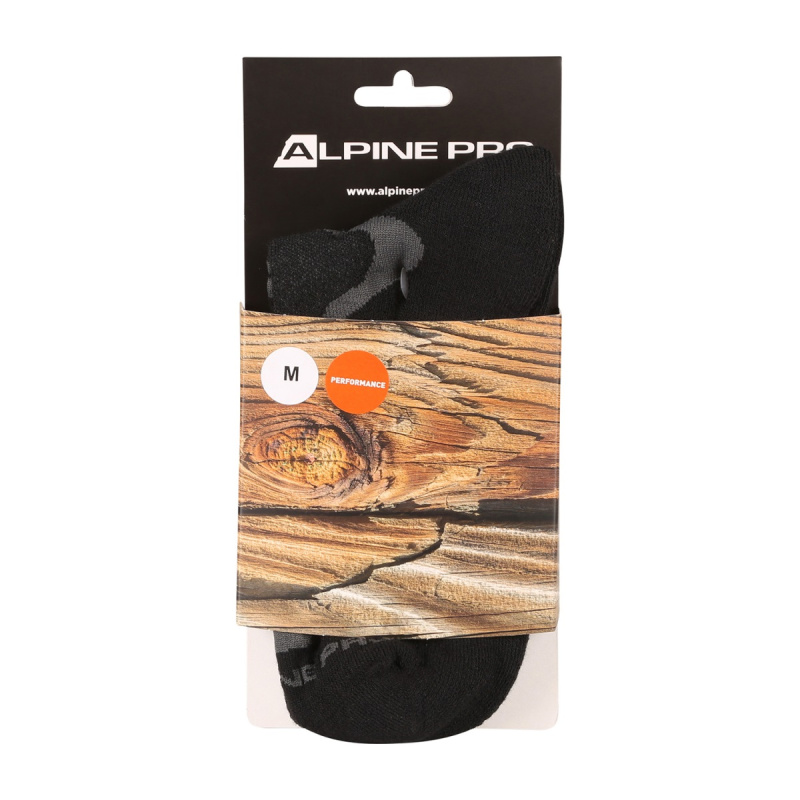 Unisex ponožky alpine pro gange černá s
