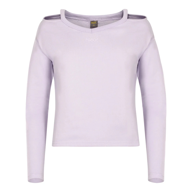 Dámská mikina nax NAX GALEBA pastel lilac M
