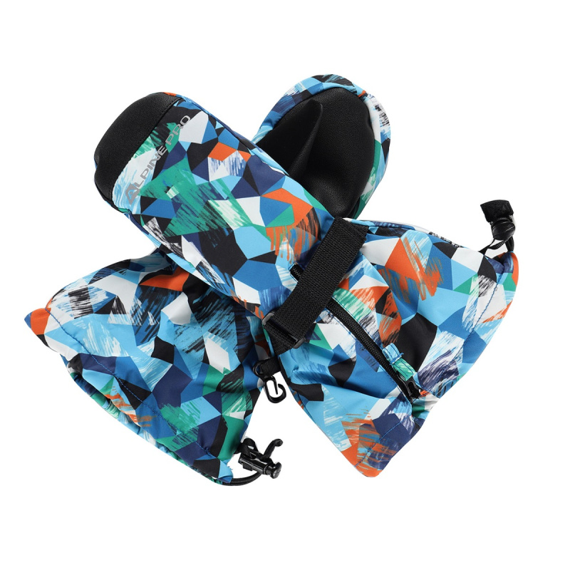 Dětské rukavice s membránou alpine pro vonko modrá xs