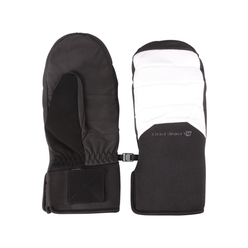 Lyžařské rukavice s dwr úpravou alpine pro nerne bílá l