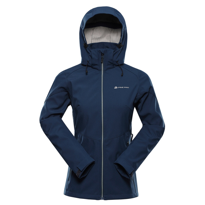Dámská softshellová bunda s membránou alpine pro hoora 2 modrá xs