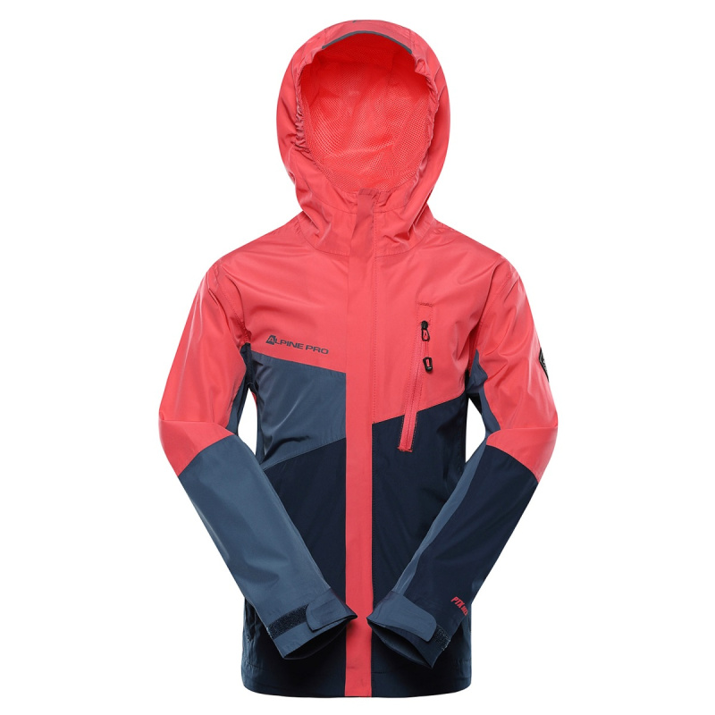 Dětská bunda s ptx mebránou alpine pro noremo 3 červená 116-122