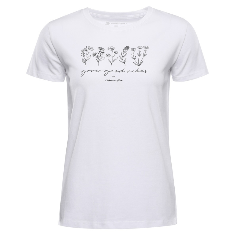 Dámské bavlněné triko alpine pro morola bílá xl
