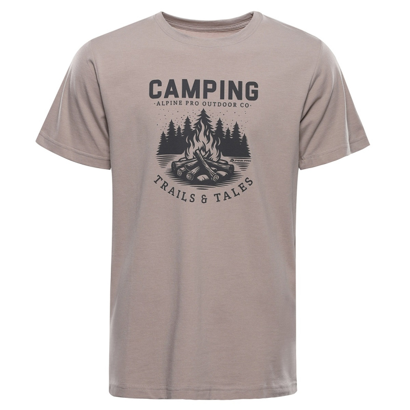 Pánské triko alpine pro morol béžová l