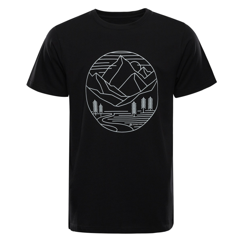 Pánské triko alpine pro morol černá l