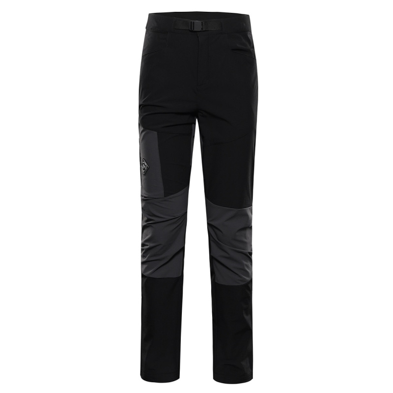 Pánské softshellové kalhoty alpine pro akan 3 černá 52p