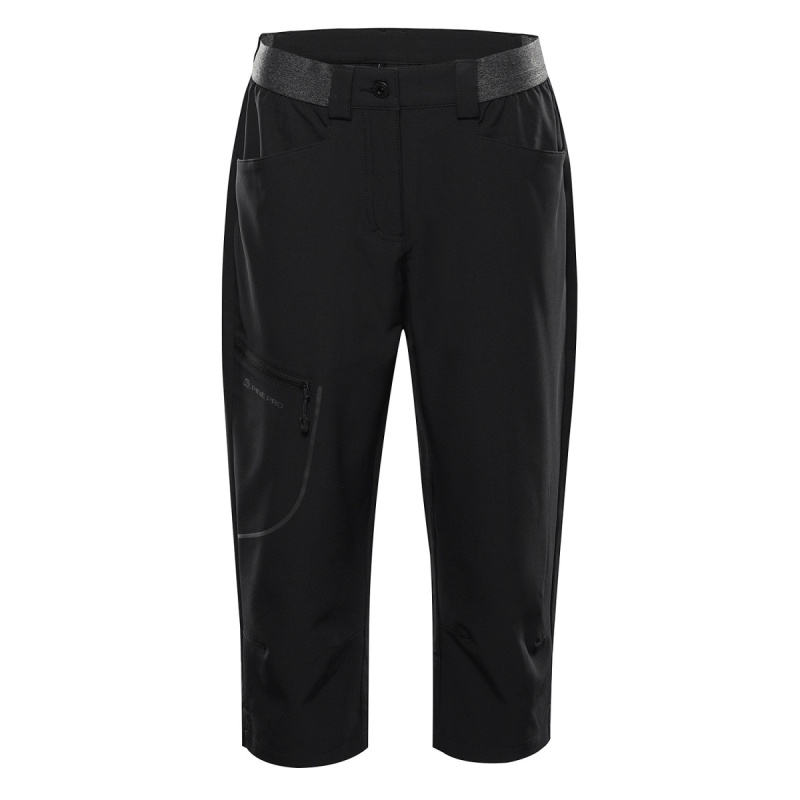 Dámské softshellové capri kalhoty alpine pro wedera 2 černá 36