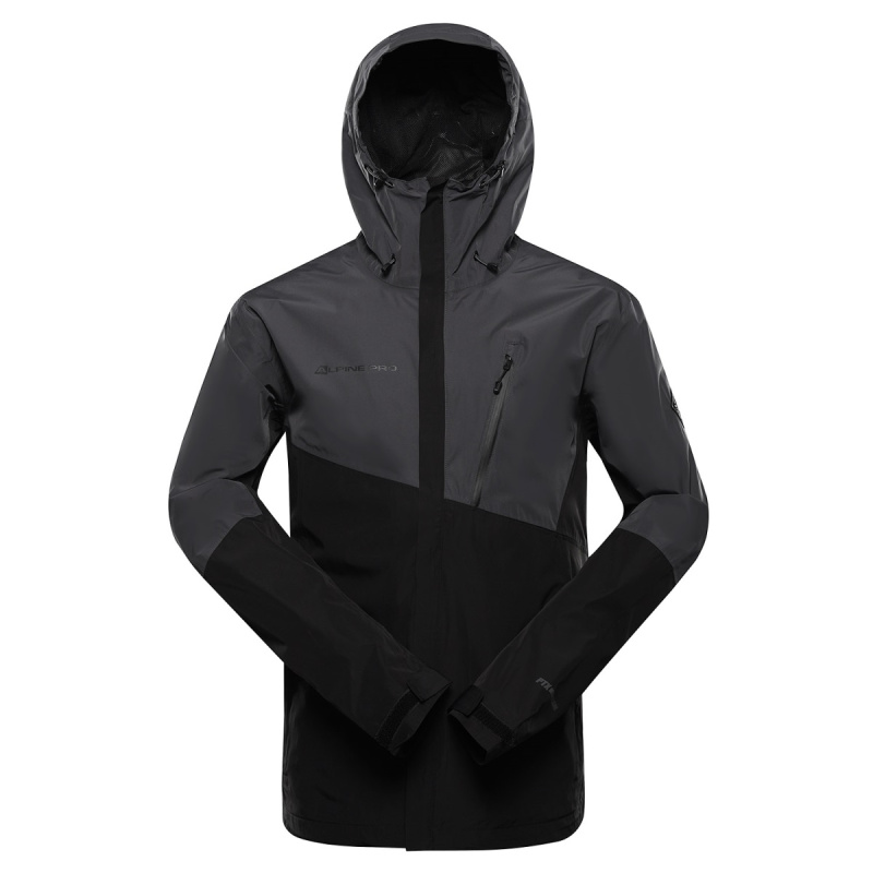 Pánská bunda s ptx membránou alpine pro norem 3 černá 5xl