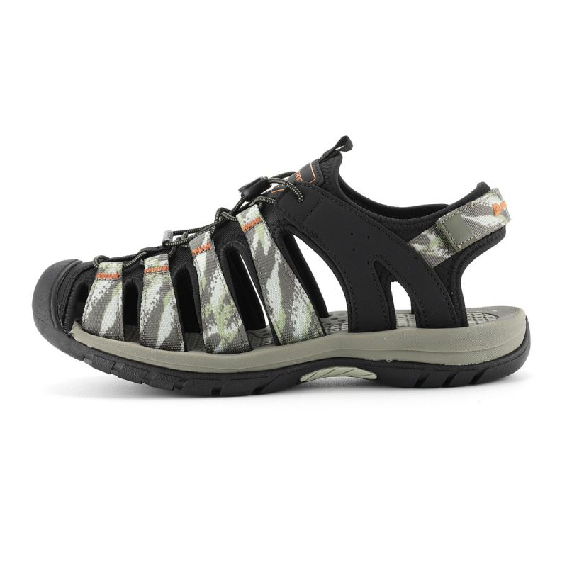 Pánské outdoorové sandály alpine pro korem šedá 41