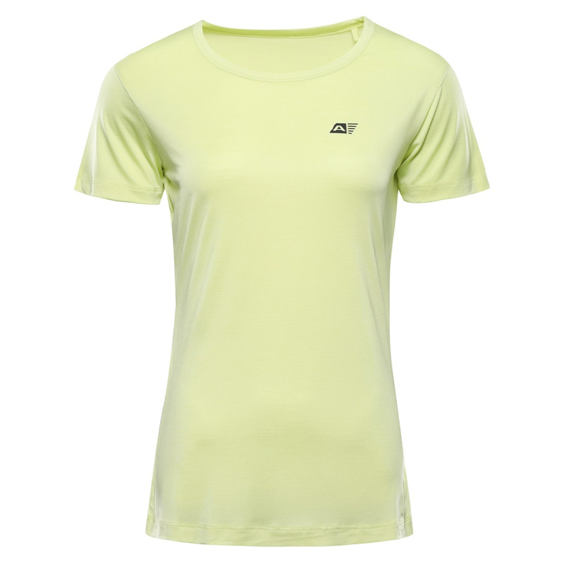 Dámské rychleschnoucí triko s cool dry alpine pro bonda 3 žlutá s plus