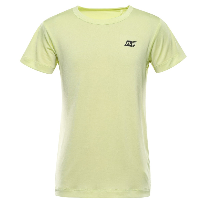 Dětské rychleschnoucí triko alpine pro basiko žlutá 152-158