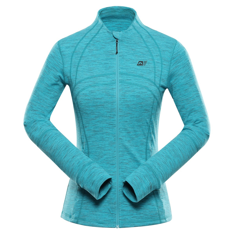 Dámská rychleschnoucí mikina s cool-dry alpine pro golla 2 modrá xs
