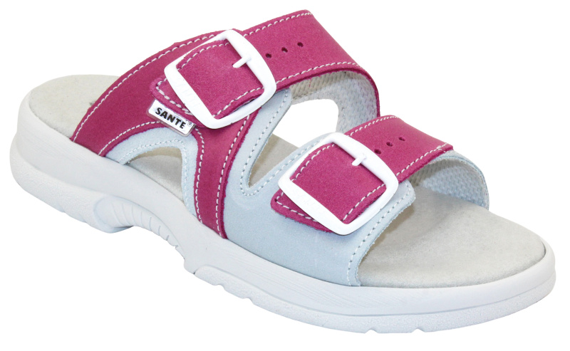 SANTÉ Dámské pantofle růžové, Velikost obuvi: 37