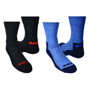 Vavrys ponožky TREK CMX 2020 2-pack černá+modrá, vel. 43-45