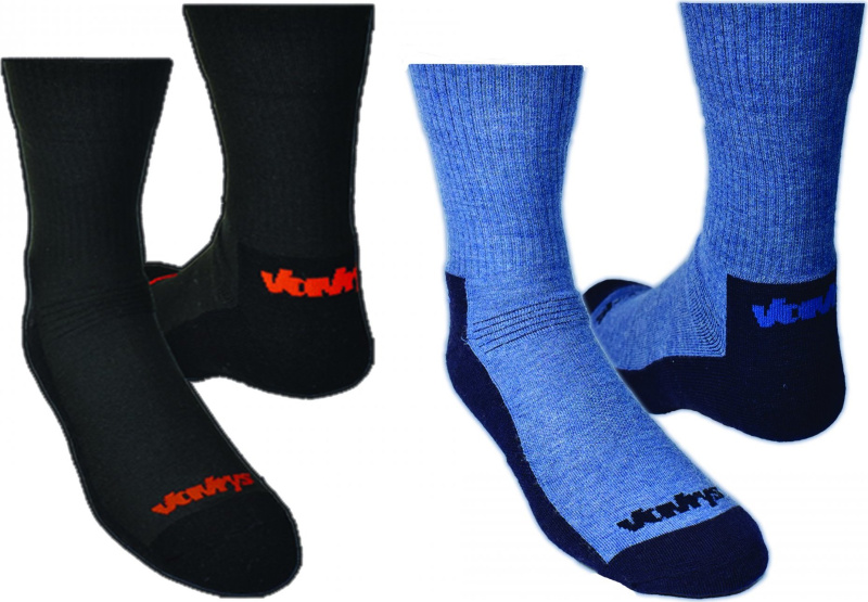 Ponožky VAVRYS TREK CMX 2020 2-pack - černá+modrá Velikost: 46-48