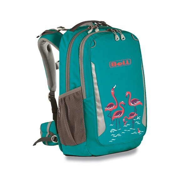 Školní batoh Boll School Mate Artwork 20 Flamingos turquoise BOLL