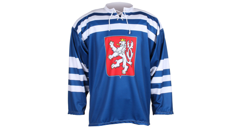Replika ČSR 1947 hokejový dres modrá, XXL