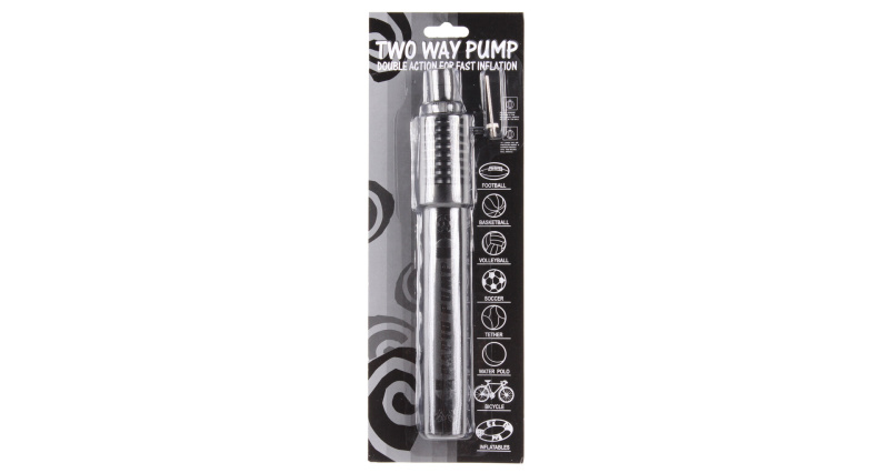 Pumpička ruční dvoučinná, s jehlou