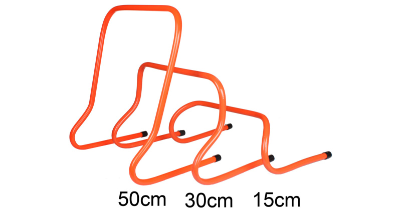 Classic plastová překážka oranžová, 15 cm