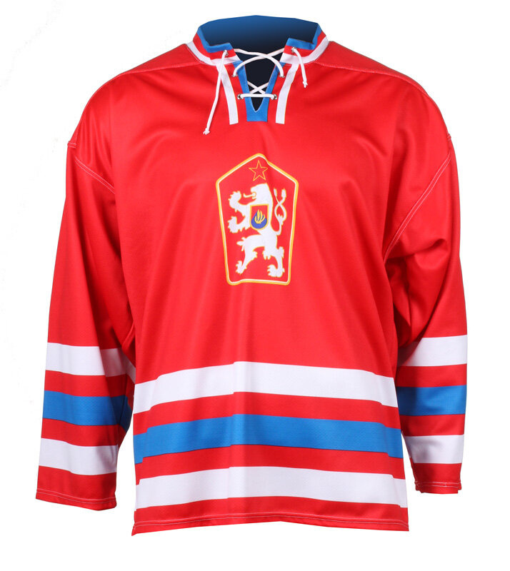 Replika ČSSR 1976 hokejový dres červená, XL