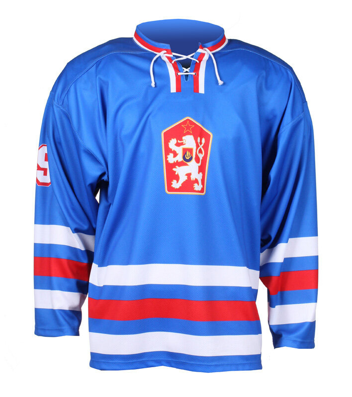 Replika ČSSR 1976 hokejový dres modrá, M